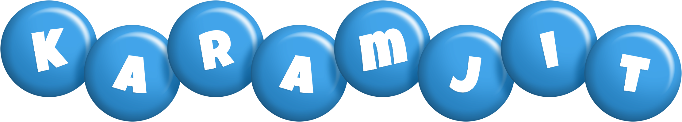 Karamjit candy-blue logo