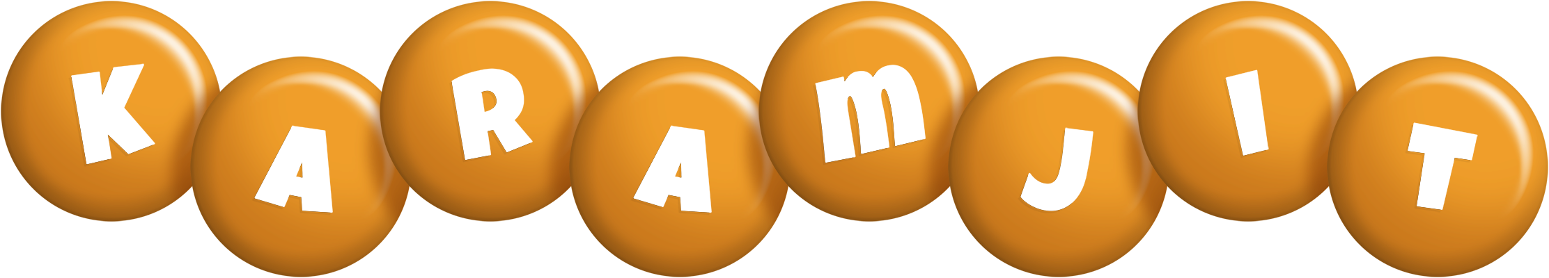 Karamjit candy-orange logo