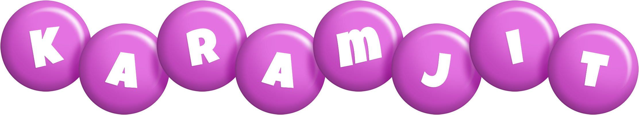 Karamjit candy-purple logo