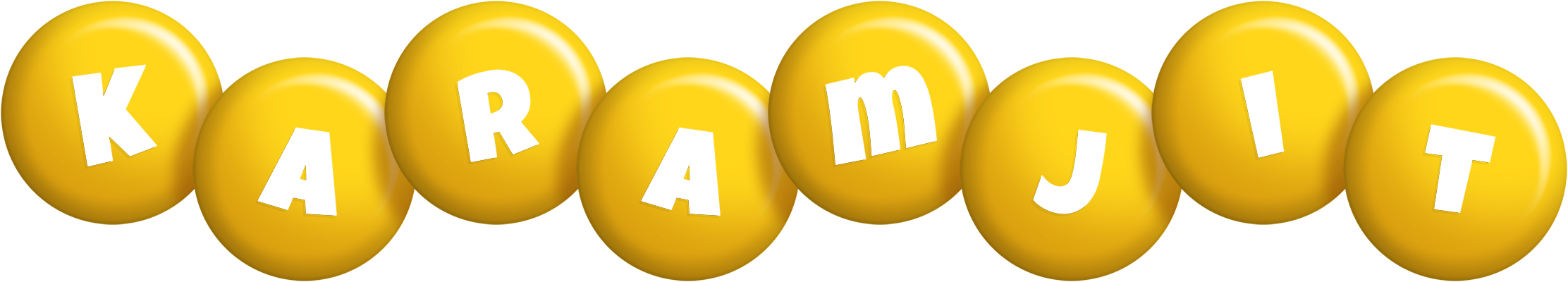 Karamjit candy-yellow logo