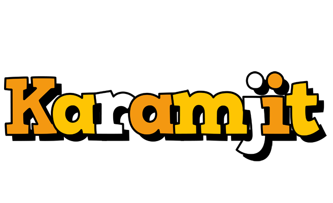 Karamjit cartoon logo