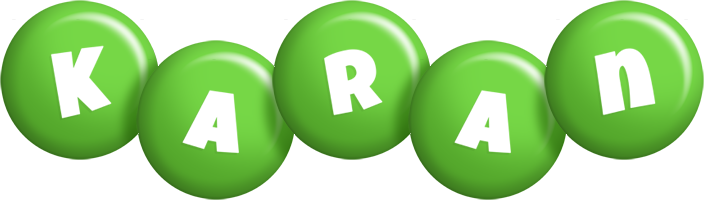 Karan candy-green logo
