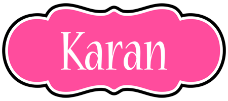 Karan invitation logo