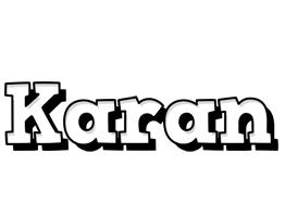 Karan snowing logo