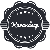 Karandeep badge logo