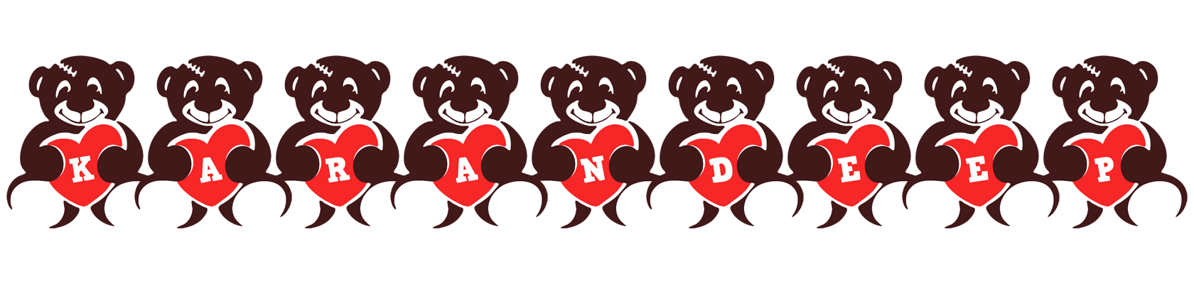 Karandeep bear logo
