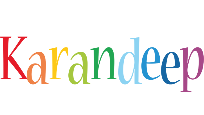 Karandeep birthday logo