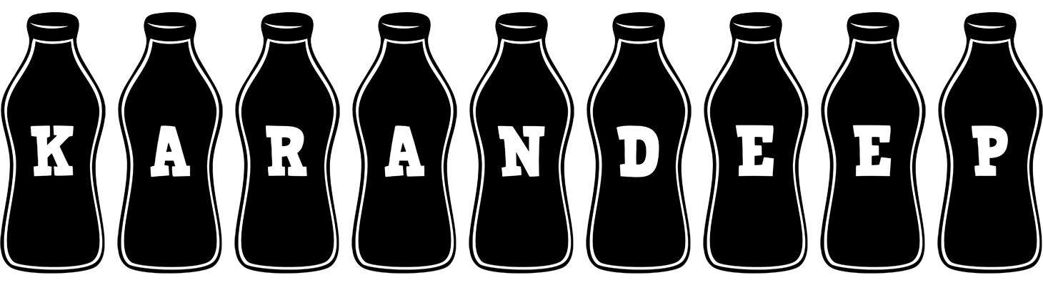 Karandeep bottle logo