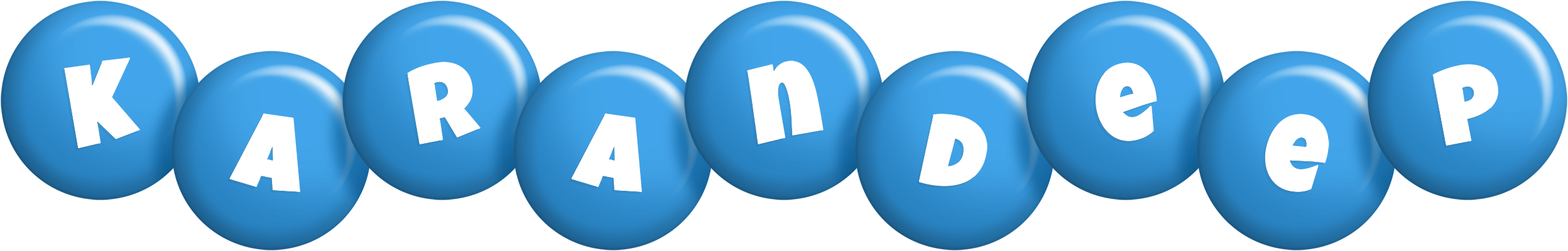 Karandeep candy-blue logo