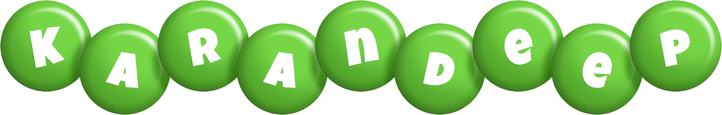 Karandeep candy-green logo