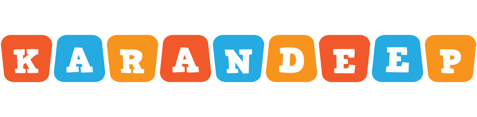 Karandeep comics logo