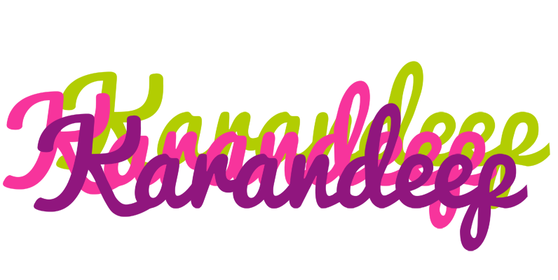 Karandeep flowers logo