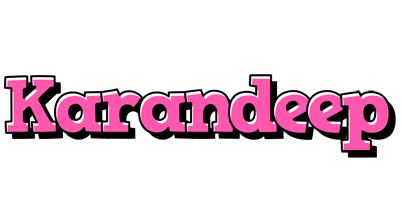Karandeep girlish logo