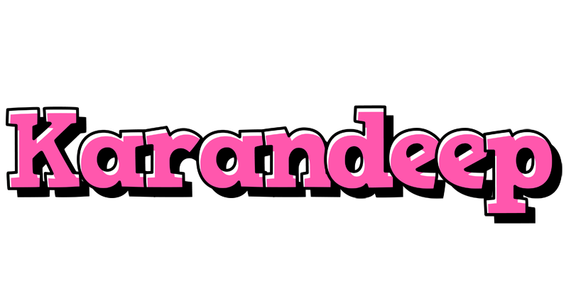 Karandeep girlish logo