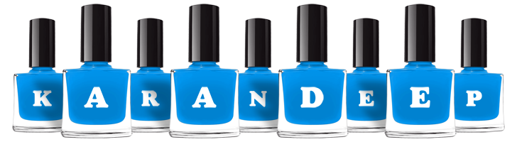 Karandeep glossy logo