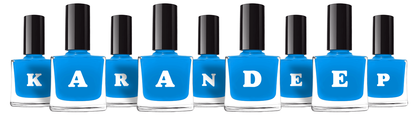 Karandeep glossy logo