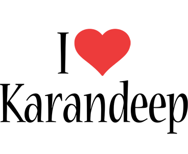 Karandeep i-love logo