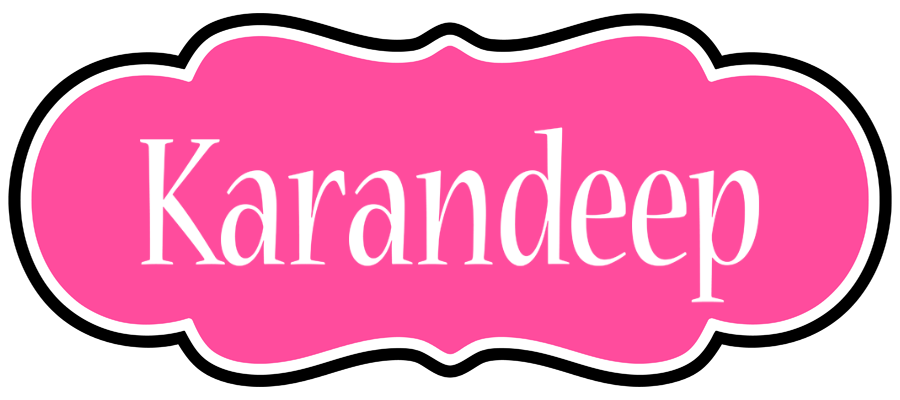 Karandeep invitation logo
