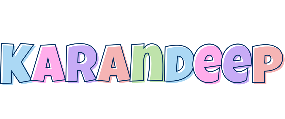 Karandeep pastel logo