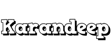 Karandeep snowing logo