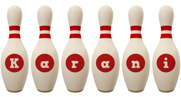 Karani bowling-pin logo