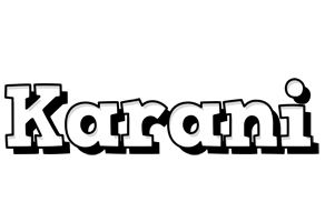 Karani snowing logo