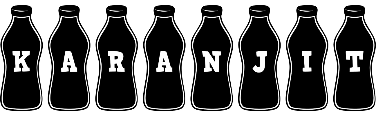 Karanjit bottle logo