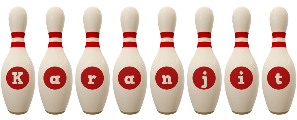 Karanjit bowling-pin logo