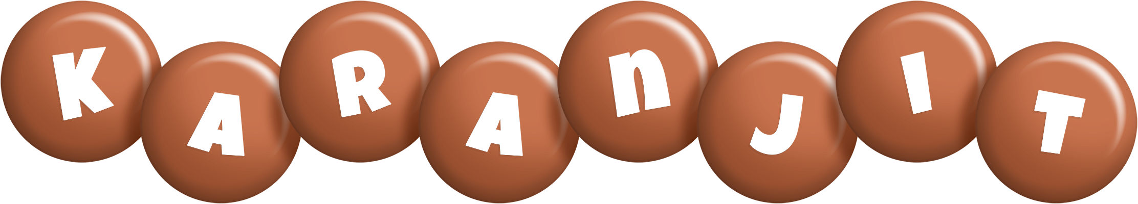 Karanjit candy-brown logo