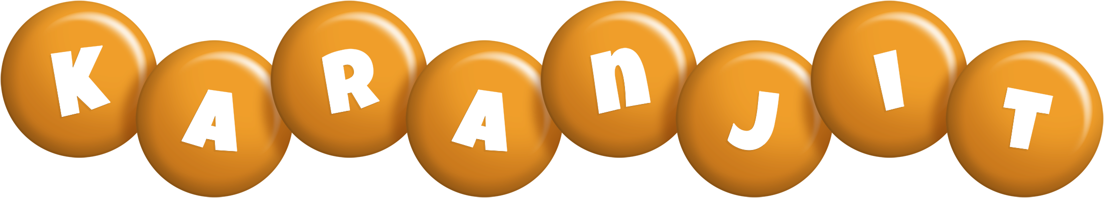 Karanjit candy-orange logo