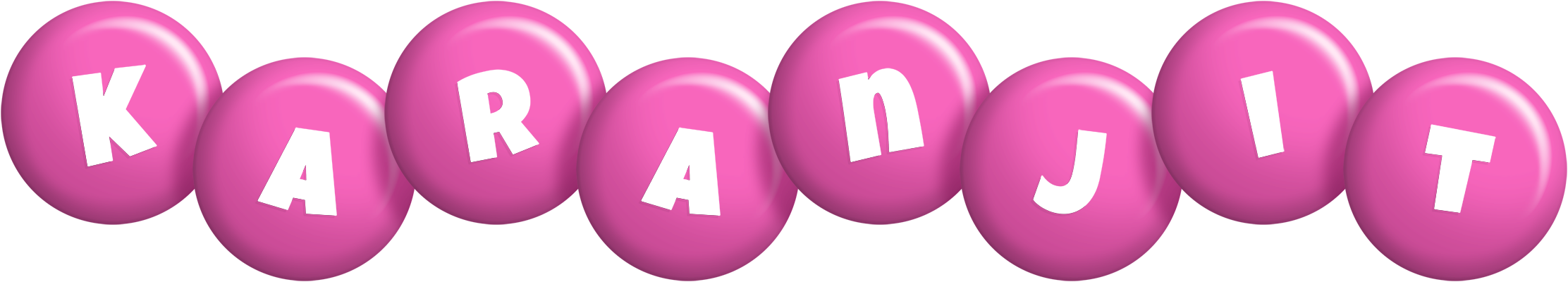 Karanjit candy-pink logo