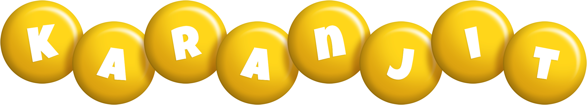 Karanjit candy-yellow logo