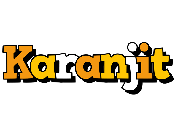 Karanjit cartoon logo