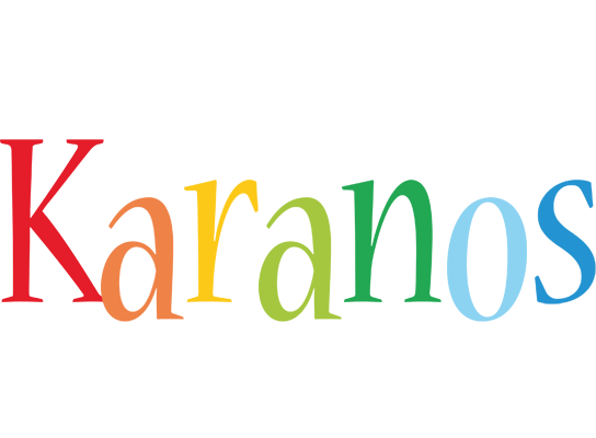 Karanos birthday logo