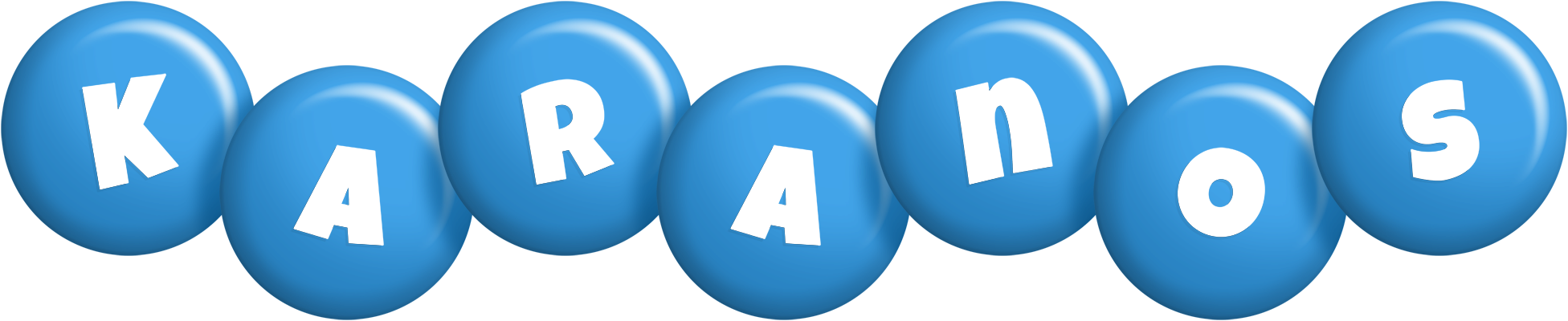 Karanos candy-blue logo