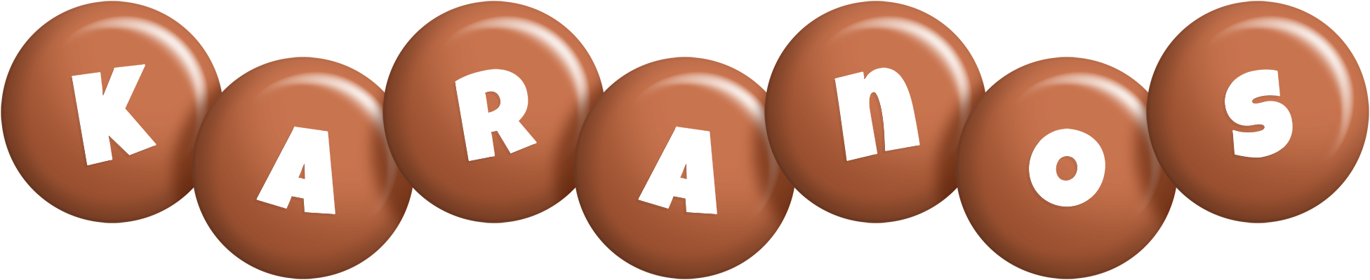 Karanos candy-brown logo