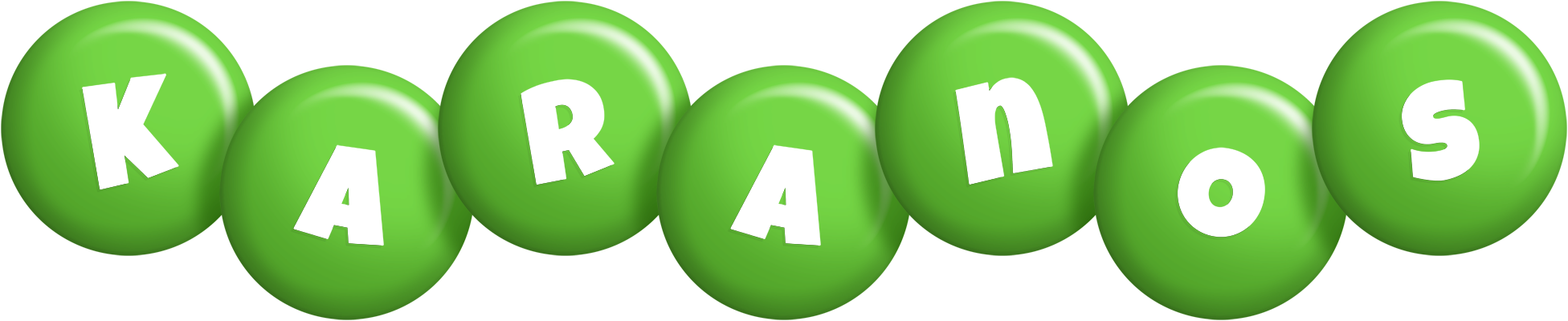 Karanos candy-green logo