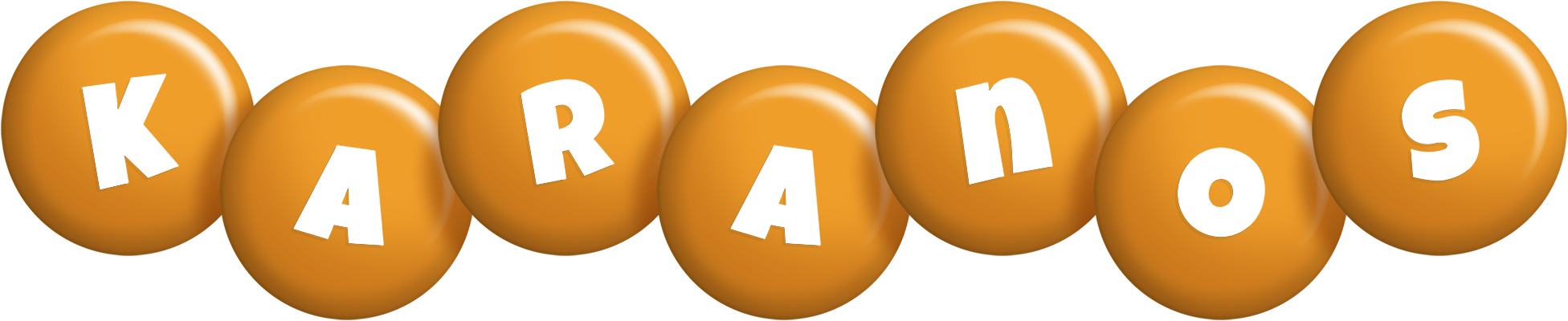 Karanos candy-orange logo