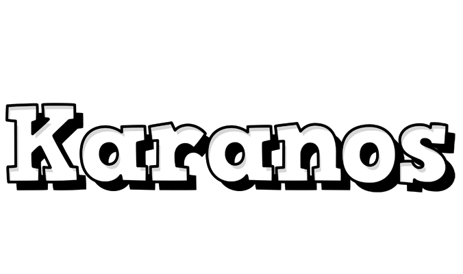 Karanos snowing logo