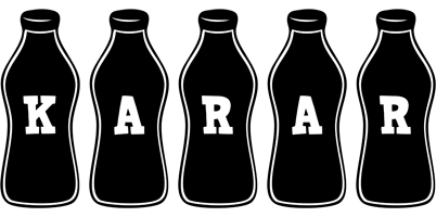 Karar bottle logo