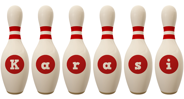 Karasi bowling-pin logo