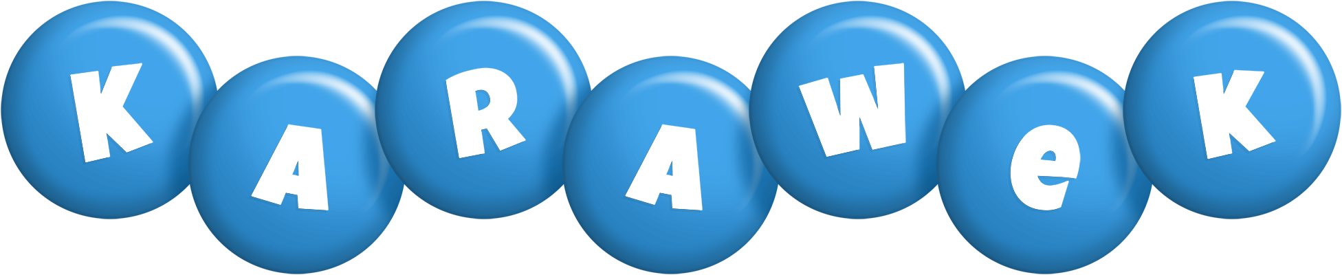 Karawek candy-blue logo