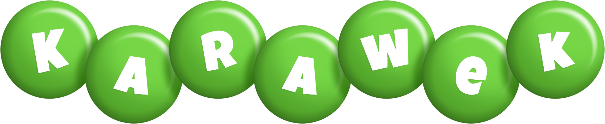 Karawek candy-green logo