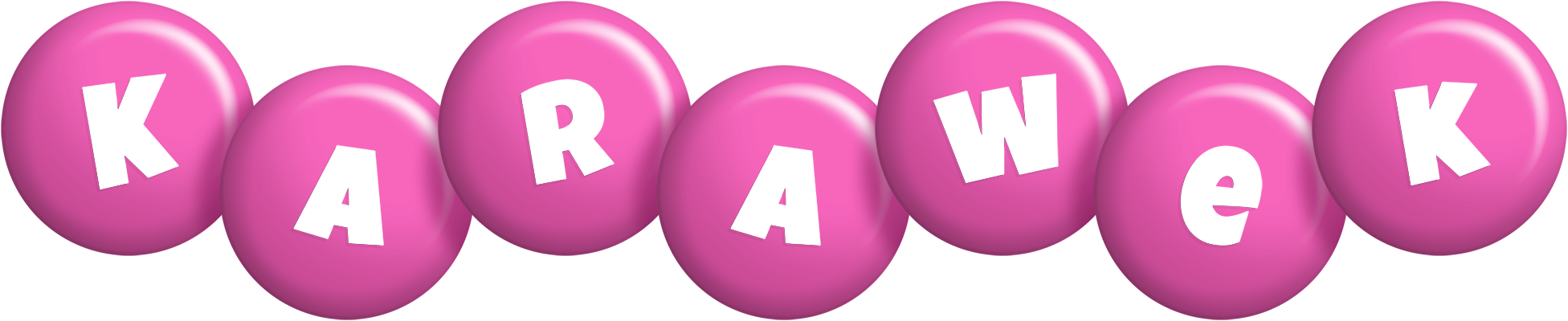Karawek candy-pink logo