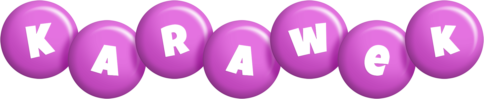 Karawek candy-purple logo