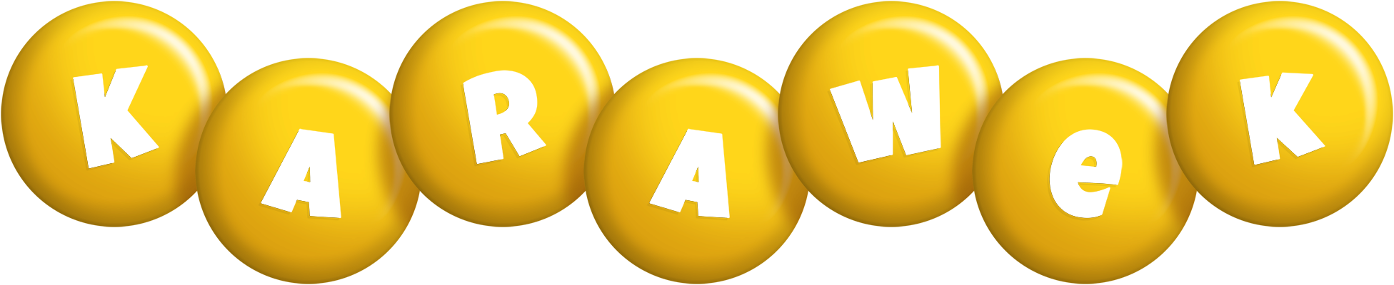 Karawek candy-yellow logo