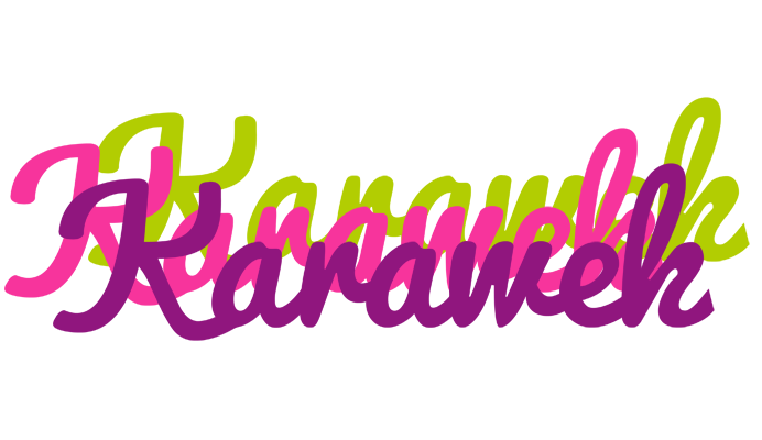 Karawek flowers logo