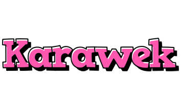 Karawek girlish logo