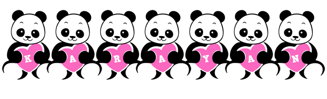 Karayan love-panda logo