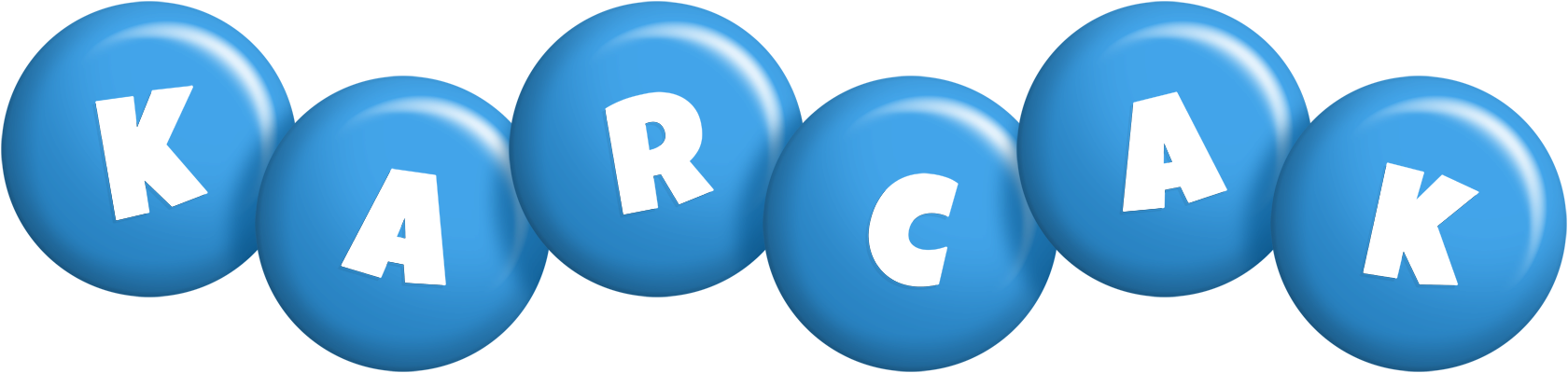 Karcak candy-blue logo